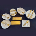 Elegant Luxury Silver & Gold 10-Piece Serving Set - Image 2